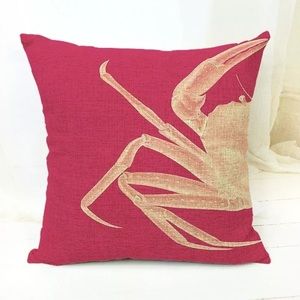 Nautical Pillow Cover Crab | Octopus | Coral Navy